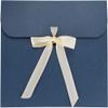 10pcs Paper Gift Card Envelopes Packaging Bags with Ribbon Bowknot Greeting Wedding Holiday Card Present Gift Envelope Wrapping Bag Underwear Silk Scarf Flat Gift Wrap Bag for Invitation Birthday view 3