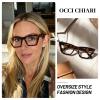 OCCI CHIARI Oversized Womens Reading Glasses(1.0 Brown) Retro Cat Eye Readers(1.0 1.25 1.5 1.75 2.0 2.25 2.5 2.75 3.0 3.5 4.0 5.0 6.0) view 3
