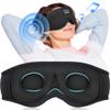 LC-dolida Sleep Mask with Bluetooth Headphones Bluetooth Sleep Mask Sleep Headphones,3D Eye Mask for Sleeping Mask Music Sleeping Headphones for Side Sleepers Meditation Gifts Gadgets for Men Women view 1