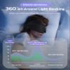 LC-dolida Sleep Mask with Bluetooth Headphones Bluetooth Sleep Mask Sleep Headphones,3D Eye Mask for Sleeping Mask Music Sleeping Headphones for Side Sleepers Meditation Gifts Gadgets for Men Women view 2