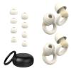JUSTRVN Ear Plugs for Sleeping, 2 Pairs of Reusable Earplugs for Noise Reduction 25dB-30dB with 8 Ear Tips, Soft Hearing Protection Ear Plugs for Concert,Noise Sensitivity, Study & Work view 1