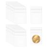 Small Square Self Adhesive Bags 1.5x1.5'' 500pcs Thick Clear Resealable Cello Baggies Tiny Plastic Poly Bag for Earrings Coins Buttons Powder Pills Rings Photos Beads Seeds view 1