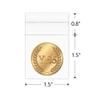 Small Square Self Adhesive Bags 1.5x1.5'' 500pcs Thick Clear Resealable Cello Baggies Tiny Plastic Poly Bag for Earrings Coins Buttons Powder Pills Rings Photos Beads Seeds view 2