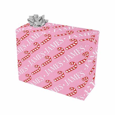 Artsadd Personalized Christmas Wrapping Paper Rolls for Boys&Girls Kids Adults, Custom Gift Wrapping Paper Roll 58 x 23 Inches