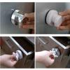 2 Pack Powerful Suction Cup Pulls, Door Drawer Glass Handle, Suction Cup Armrest Bathtub Shower Handle Grab Bar Silver and White view 4