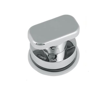 1 Pack Powerful Suction Cup Pulls, Door Drawer Glass Handle, Suction Cup Armrest Bathtub Shower Handle Grab Bar Silver