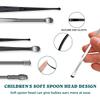 Ear Wax Cleaning Kit, Ear Cleansing, Ear Wax Removal Tool, Easy to Use, Painless Cleaning Spoon, with Storage Box and Cleaning Brush (8Pcs) (White) view 3