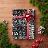 InterestPrint Personalized Name Wrapping Paper Roll Custom Black and White Gift Wrapping Paper Roll with Printed Name for Grandma Grandpa Birthday Wedding Christmas 3 Roll view 4