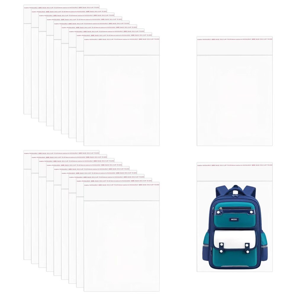 Clear Adhesive Apparel Cellophane Bags 18x24" 100pcs Large Self Sealing Cello Bags Resealable Plastic Baggies for Clothing Garment Art Prints Magazine Handicraft Photos Brochure Documents