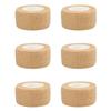 1" Self Adhesive Bandage Wraps, 6pcs Vet Wraps, Skin Color, 5 Yard Self Adherent Wraps for Sports, Wrist, Ankle and Swelling view 1