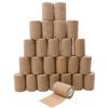 3" Self Adhesive Bandage Wraps, 24pcs Vet Wraps, Skin Color, 5 Yard Self Adherent Wraps for Sports, Wrist, Ankle and Swelling view 1
