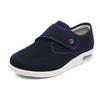 JITUUE Men's Athletic Shoes for Swollen Feet - Large Size Plus Fertilizer Adjustable Foot Swelling Shoes Non-Slip Double Insole Air Cushion Bottom Widening Diabetic Elderly Walking Shoes(Blue,13 view 1