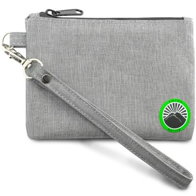 Enjoy Native Small Smell Proof Bag 6" x 4", Odor Resistant, Airtight, Water Resistant, Secure Zipper, Perfect Portable Size, Unisex, Gray, Storage Bag