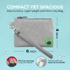 Enjoy Native Small Smell Proof Bag 6" x 4", Odor Resistant, Airtight, Water Resistant, Secure Zipper, Perfect Portable Size, Unisex, Gray, Storage Bag view 4