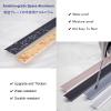 LIYI929GP Bedroom Bathroom Door Doorway Aluminum Floor Transition Strips, Easy to Use Carpet Edge Strip Trim Threshold Ramps Additional Adhesive, Transition Ramp Easy to Cut Height Difference 1-4cm view 4