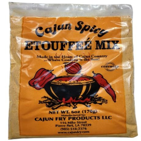 6oz Cajun Spicy touffe Mix- Made in the Heart of Cajun Country... Where Cooking is the Best by Cajun Fry Products