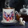 Tea Gift Set for Women  Insulated Floral Tumbler with Lid, 18 Tea Sachets, Honey Jar, Organic Sugar Sticks, Gold Spoon & Reusable Straw  Relaxation & Self Care Gift Box view 4