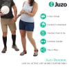 Juzo Dynamic 30-40 mmHg Compression Stockings, Thigh High, Open Toe | Compression Socks for Severe Varicosities & Edema, Post-Sclerotherapy, Post-Op | Beige, Small (II) Petite view 4