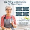 Future Kind Carrageenan-Free Foundations Multivitamin for Women & Men with Omega-3, B12, D3, Zinc, Iodine, Magnesium, K2 & Selenium, Vegan, Compostable Bag (60ct) view 3