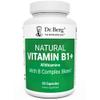 Dr. Berg Natural Vitamin B1 B6 B12 Complex - Allithiamine Vitamin B1 Supplement with 8 Essential Vitamin B Complex for Men & Women Including Thiamin, Niacin, Folate, Magnesium & More - 60 Capsules view 1