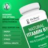 Dr. Berg Natural Vitamin B1 B6 B12 Complex - Allithiamine Vitamin B1 Supplement with 8 Essential Vitamin B Complex for Men & Women Including Thiamin, Niacin, Folate, Magnesium & More - 60 Capsules view 2