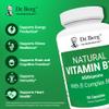 Dr. Berg Natural Vitamin B1 B6 B12 Complex - Allithiamine Vitamin B1 Supplement with 8 Essential Vitamin B Complex for Men & Women Including Thiamin, Niacin, Folate, Magnesium & More - 60 Capsules view 3