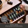 Shanik Functional Essential Oil Storage Drawer Box, Personalized with Custom Print, Natural Living and Wellness Oil Diffuser Organizer view 2