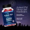 Avinol PM Sleep Gummies - Advanced Natural Formula with L Theanine, Passionflower, Chamomile, and Lemon Balm - Made in The USA, Passion Fruit Flavor, 60ct view 2