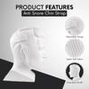 Bistras Super Deluxe White Chin Strap for Cpap Users - Anti Dry Mouth- Anti Snore Chin Strap Great Sleeping Solution for Men and Women to Keep Mouth Closed While Sleeping (1 pk) view 3