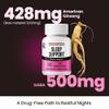 JUNG KWAN JANG Sleep Support GABA Complex 500mg with American Ginseng - Sleep Aid Supplement for Meditation Support, Better Sleep, and Increased Energy, 60 Capsules for Men and Women view 3