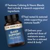 Dr. Mercola Sleep Support with Melatonin - Supports Restful Sleep & Relaxation - Melatonin with L-Theanine, 5-HTP, GABA & Chamomile - 30 Capsules - 1.5 mg view 4
