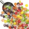 Assorted Fruit Buttons Hard Candy - 1 Pound Bulk Bag (Approx 80 Pieces) - Individually Wrapped Fruit Discs Hard Candies view 2
