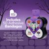 BioSwiss Bandages, Halloween Ghouls Shaped Self Adhesive Bandage Set, Latex Free, Sterile Wound Care, 50 Count view 2