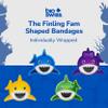 BioSwiss Bandages, Finling Fam Shark Shaped Self Adhesive Bandage Set, Latex Free, Sterile Wound Care, 50 Count view 3