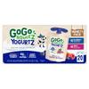 GoGo squeeZ yogurtZ Variety Pack, Blueberry & Berry, 3 oz (Pack of 20), Kids Snacks Made from Real Yogurt and Fruit, No Fridge Needed, Gluten Free, Nut Free, Recloseable Cap, BPA Free Pouches view 4