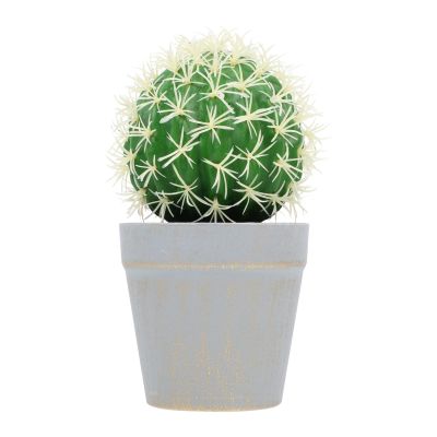 HOMSFOU Potted Cactus The Office Ornaments House Plants Indoors Indoor Planters Small Plant Pots Houseplant Bonsai Faux Cactus Bonsai Simulated Office Plant Decor