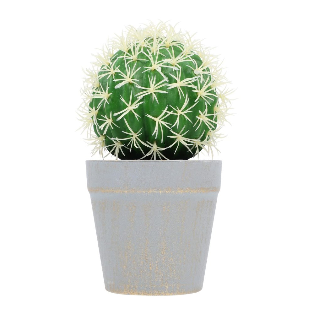 HOMSFOU Potted Cactus The Office Ornaments House Plants Indoors Indoor Planters Small Plant Pots Houseplant Bonsai Faux Cactus Bonsai Simulated Office Plant Decor