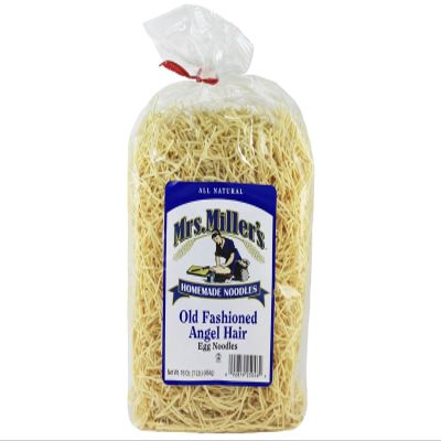 AmishTastes Mrs. Miller's Egg Noodles 64 Oz. Variety Box (Angel Hair, Extra Wide, Fine, Kluski)