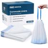 125 PACK Commode Liners - Adults Commode Bag Compatible with Most Toilets - Portable Commode Liners for Home, Hospital, Travel, & More - Disposable Bedside Toilet Liner Bags for Adult Potty Chair view 1
