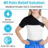 Arctic Flex Shoulder Ice Pack Wrap - Compression Hot & Cold Therapy Sleeve for Rotator Cuff Pain Relief - Compress for Frozen Shoulders, Surgery, Injury & Bursitis for Men & Women - Reusable Gel Support (Large) view 3