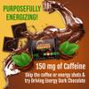 Driving Energy - Caffeinated Energy Bite Size - Dark Chocolate Mint Energy Fuel with 150mg Caffeine - Long-Lasting Energy for Gym, Workout, Adults - Great Taste - Low Carb - Healthy Snack - 30 Count view 3