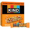 KIND Seeds Fruit & Nuts Snack Bar, Orange Cranberry | 5g Protein, High Fiber, Gluten Free Bars, 1.4 OZ, 12 Count view 1