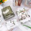 12 Sheet Greenery Wrapping Paper Forest Reindeer Flower Gift Wrap Paper Bulk Folded Flat Green Art Paper for Christmas Birthday, 19.7 x 27.6 Inch view 4