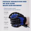 Rehabilitation Gloves Finger Orthoses Finger Straightening Brace Guard for Stroke Hemiplegia Hand Function Recovery Relief Finger Cramps,Left-XL view 2