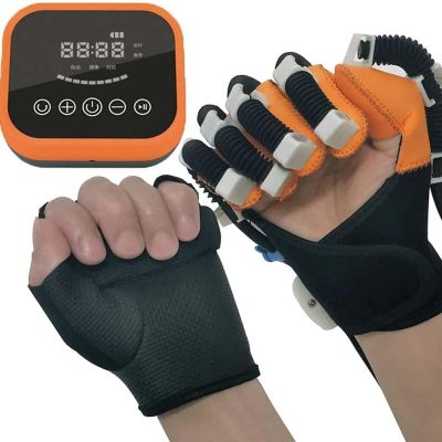 Finger Training Rehab Orthotics Finger Straightening Brace Guard for Stroke Hemiplegia Hand Function Recovery Relief Finger Cramps,Right-L