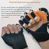 Finger Training Rehab Orthotics Finger Straightening Brace Guard for Stroke Hemiplegia Hand Function Recovery Relief Finger Cramps,Right-L view 3