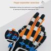 Finger Training Rehab Orthotics Finger Straightening Brace Guard for Stroke Hemiplegia Hand Function Recovery Relief Finger Cramps,Right-L view 4