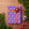 InterestPrint Personalized Photo Wrapping Paper Roll, Custom Face Purple Gift Wrapping Paper with Picture for Teens Women Men Mom Dad Birthday Wedding Anniversary 58x23 1 Roll view 4