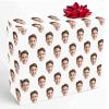 InterestPrint Customized Face Wrapping Paper, Personalized Wrapping Paper Roll White Photo Picture Wrap Paper 58x23 for Women Men Kids Boys Girls Baby Birthday 3 Roll view 1