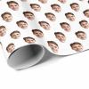 InterestPrint Customized Face Wrapping Paper, Personalized Wrapping Paper Roll White Photo Picture Wrap Paper 58x23 for Women Men Kids Boys Girls Baby Birthday 3 Roll view 3
